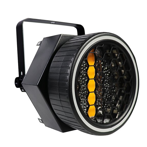 120W Retro Wheel Stage Light, Metal Housing RGB LED Matrix Splicing Lamp with Wash & Strobe Effect
