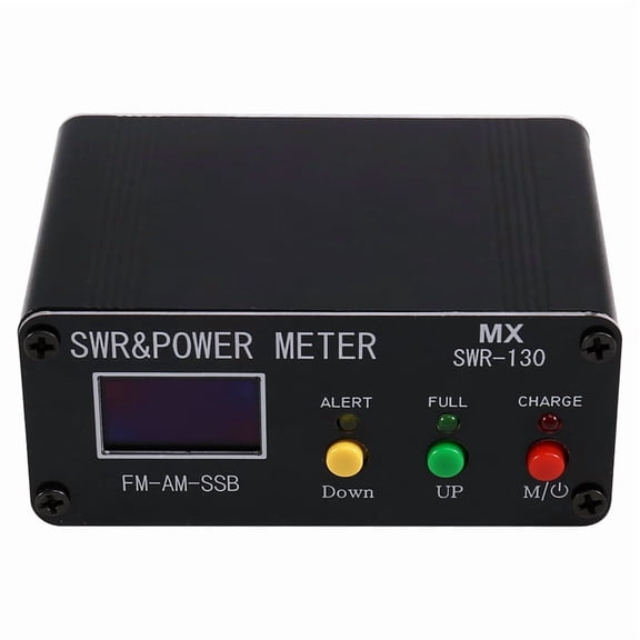 120W SWR Digital Power Standing Wave Meter 1.8-54MHz Shortwave Meter FM AM SSB Modes Power Meter Adjustable