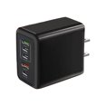 thumbnail image 1 of 120W USB C Charger Cube, 1-Pack Wall Plug Fast Charging Block, 5-Port PD+QC Power Adapter Multiport Brick Type C Box for Phone 16/15/14/13/12/11/Pro Max/XS/XR/8/8, Tablets, Cellphones, 1 of 9