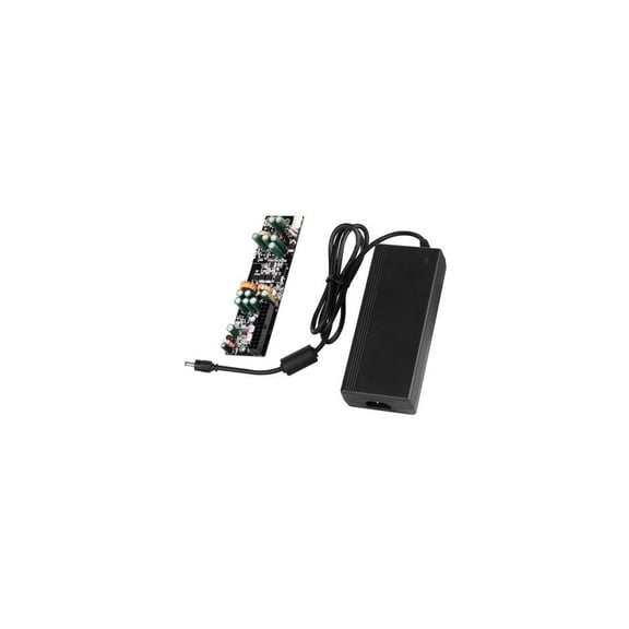 120W power supply kit, 120W DC-DC Powerboard with 120W 12V/10A AC-DC Adapter, 20+4pin motherboard connector, 1x 4+4 EPS (CPU) power connector, 3x SATA connector and 1x4-Pin Peripheral connector