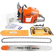 NEOTEC 120cc Gas Powered Chainsaw 36 Inch Bar 8.4HP 6.2KW 2-Cycle Large Engine Gasoline Saw for Tree Cutting Firewood Logging Farming Ranching Land Clearing