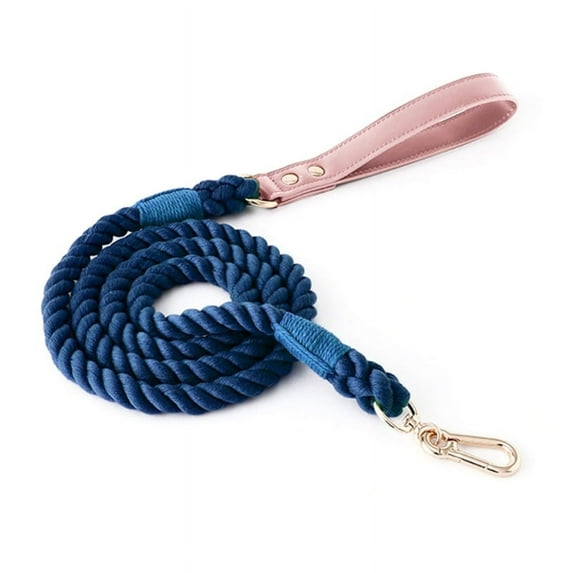 120cm/ 150cm Weaving Dog Leash Gradients Color Flexible Dog Rabbits Cat Traction Rope Dog Leash for Walking Products
