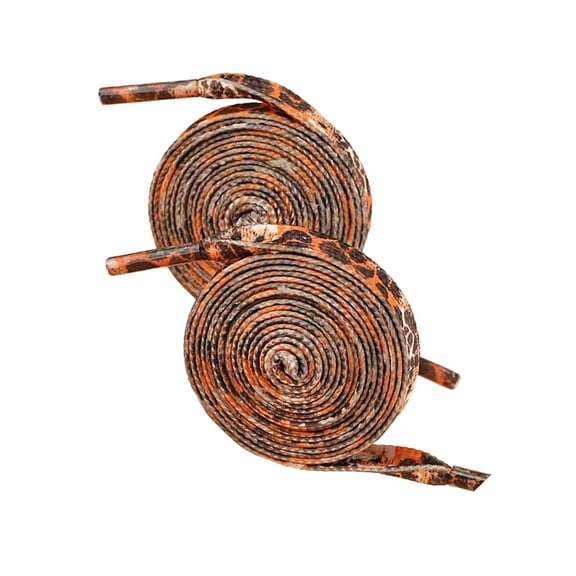 Leopards Print Shoe Lace 120cm Long Shoelaces Flat Polyester Shoe Laces Replacement Shoe Laces for Sneakers Runners Boot