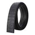 thumbnail image 1 of 120cm Men Leather Ratchet Belt Waistband Strap for Automatic 2 Type, 1 of 6