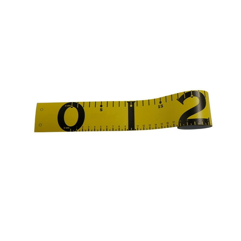 120cm PVC Waterproof Fish Measure Measuring Tape Precision Fishing Tool, Yellow