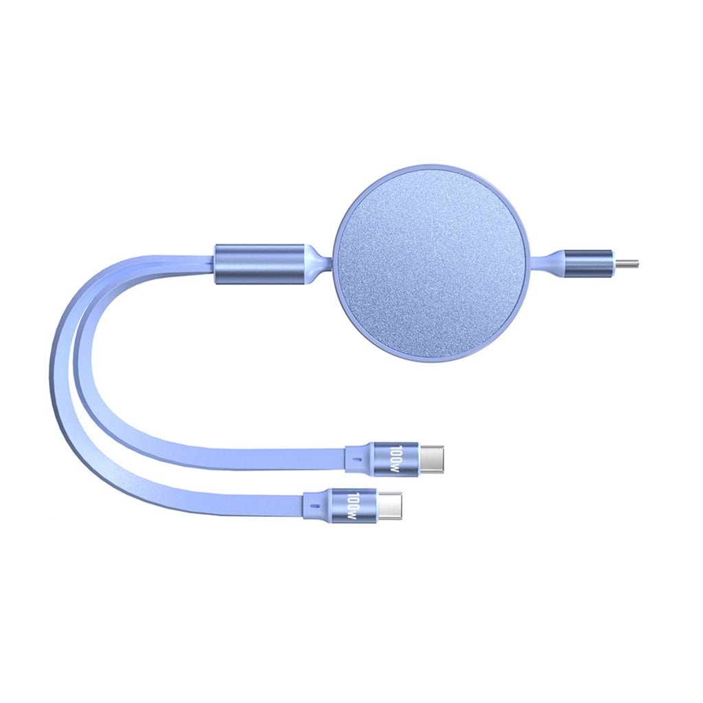 120cm Type-C Cable PD100W 480mbps USB C Male to Double USB C Male Charging Cord