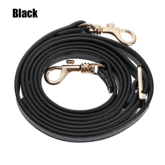 120cm Women Crossbody Adjustable Shoulder Bags Accessories Purse Handle Handbag Belts Leather Strap BLACK