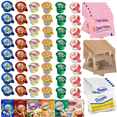 thumbnail image 1 of 120ct Ultimate Home-Office Coffee Bundle: 60 Creamer Packs (International Delight, Land O' Lakes, Coffee Mate) + 60 Sweeteners (Sugar in the Raw, Domino, Sweet'N Low) - Perfect for Your Coffee Maker, 1 of 5