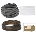 thumbnail image 1 of 120ft Plastic Rattan Repair Kit Flat wicker for DIY Patio Furniture Restoration White Smile Home, 1 of 5