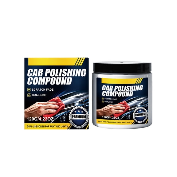 120g Car Paint Polishing Paste Headlight Restoration Cream - Faint Scratch & Oxidation Remover, 1 Pack