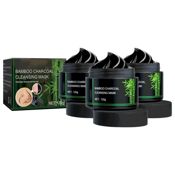 120g Charcoal Cleansing Mask High Adsorptive Ability Charcoal Can Penetrate Into The Pores Can Dissolve The Clog Blackheads In The Pores