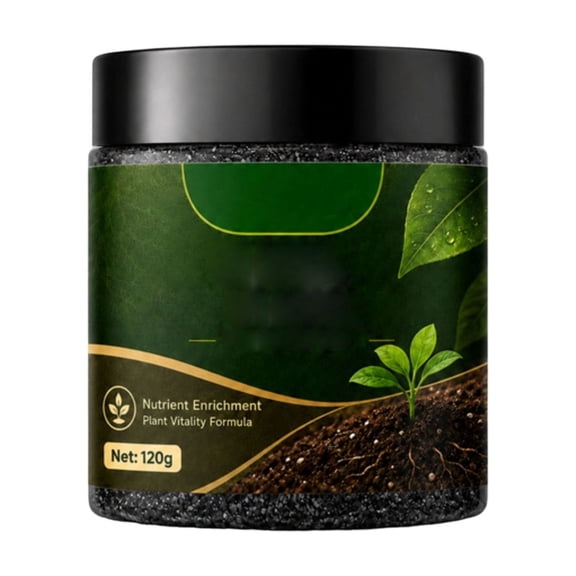 120g Organic Plant Soil Activator Nutrient Powder, Root Boosting Soil Revitalizer for Houseplants, Seedlings & Flower Gardening