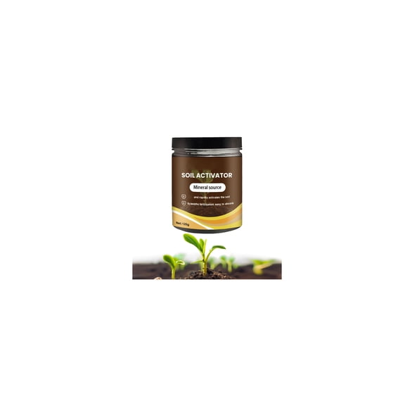 120g Soil Activator,Soil Activator for Plants,Organic SoilActivators and Plant Fertilizers,Water-Soluble Formula,Soi l Pro Activato r,for Most Plants Promotes Nutrient Absorption and Root Development