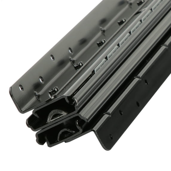 120kg Capacity Drawer Slides Heavy Duty Full Extension - 3-Section Runners for Shoe Cabinets/Cupboards