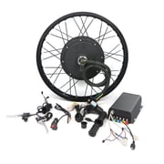 120km/h!19inch 60V-96v 5000 Watt QS 205 V3 3.5T Fast Speed Hub Motor Wheel Kits with Sabvoton Sinewave 100A Controller