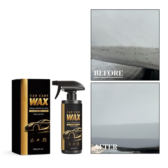 120ml Car Coating Spray For Auto Paint Cleaning And Refinishing, High Gloss Shine Enhancer With Hydrophobic Protection, Quick Detailer Spray For Vehicle Exterior Maintenance And Scratch Resistance