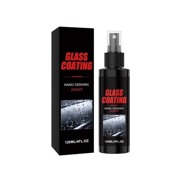 120ml Car Glass Coating Agent Windshield and Window Cleaner Antis-Fogs Rainproof Hydrophobic Coating Spray for Clear Driving Visiones