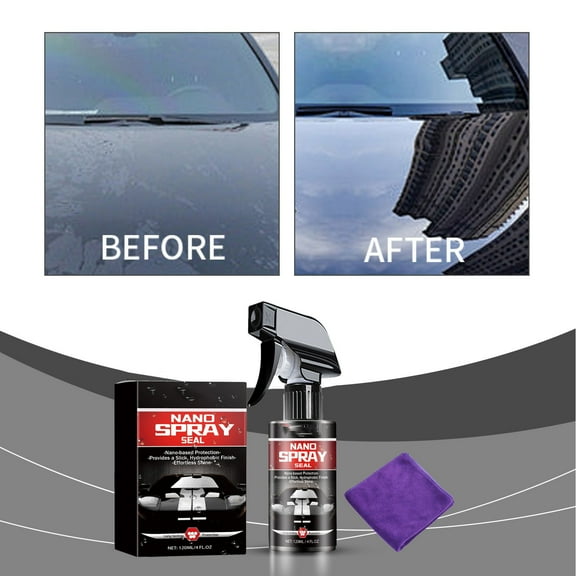 120ml Car Polishing Coating Spray, Protective Layer for Car Paint, Prevents Oxidation & Rust, Easy Application for Improved Shine & Durability on All Vehicle Surfaces