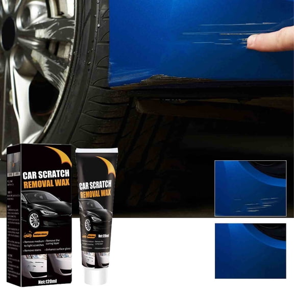 120ml Car Scratch Repair Wax & Plastic Restorer - Multi-Purpose Auto Paint Polishing Compound, Removes Oxidation & Scratches for Interior, Exterior & Dashboard