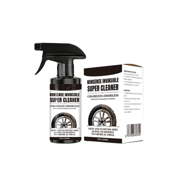 120ml Car Tire Cleaner Anti-Aging Cracking Protector Removes Brake Dust Oxidation Restores Tire Safe For All Rubber