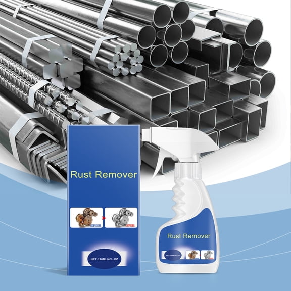 120ml Metal Oil Rust Remover Cleaner,Hardware Steel Rust Dissolving Metal,Fast Penetration Cleaning Metal,Multi-Metal Safe Care Metal,Industrial Household Rust Removal Metal