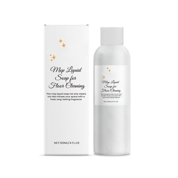 120ml Mop Liquid Soap, Floor Cleaning Solution, Multi Purpose Decontamination Cleaner, Hardwood And Tile Polisher, Home Wash