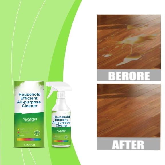 120ml Multi‑Purpose Cleaner,Floor Cleaner,Tile Cleaner,Furniture Cleaner,Stain Remover,Daily Home Cleaner,Efficient Decontamination Spray,All‑Surface Safe Cleaner,Quick Action Light Stain Remover