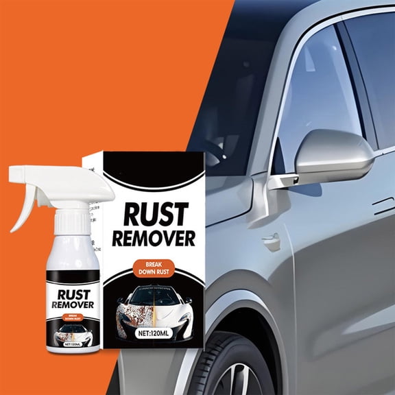 120ml Rust Remover for Car and Home Use, Metal Cleaning Solution for Removing Rust, Stains, and Corrosion on Surfaces, Ideal for Automotive & Household Projects