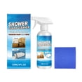 thumbnail image 1 of 120ml Shower Glass Cleaner Kit Bathroom Glass Limescale Remover For Restoring Claritys and Shine, 1 of 8