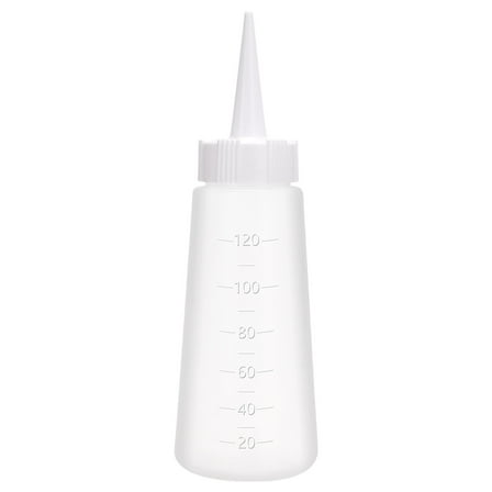 120ml Soft Squeeze Hair Applicator Bottle Needle Nosed Bottle Easy to Use Hairdressing Dyeing Bottle for Hair Salon