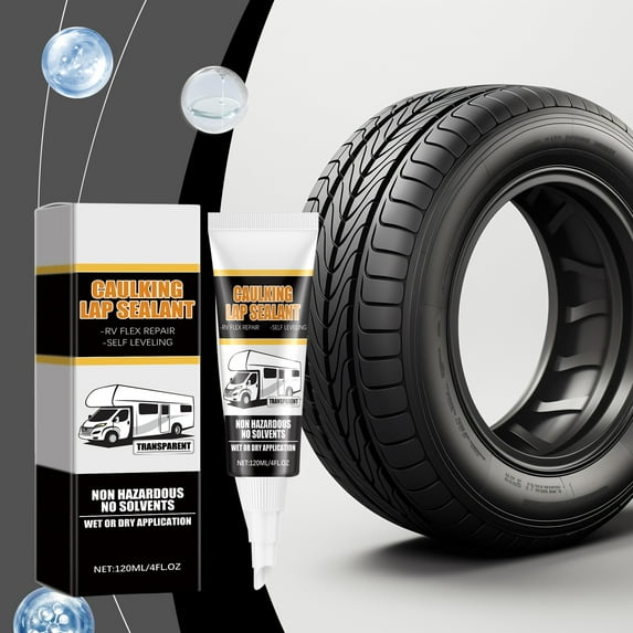 120ml Tire Sealant Spray – Fast-Acting Car Tire Repair, Wear-Resistant Bonding Agent, Portable & Easy Application, Prevents Leaks, Suitable for All Vehicle Tires
