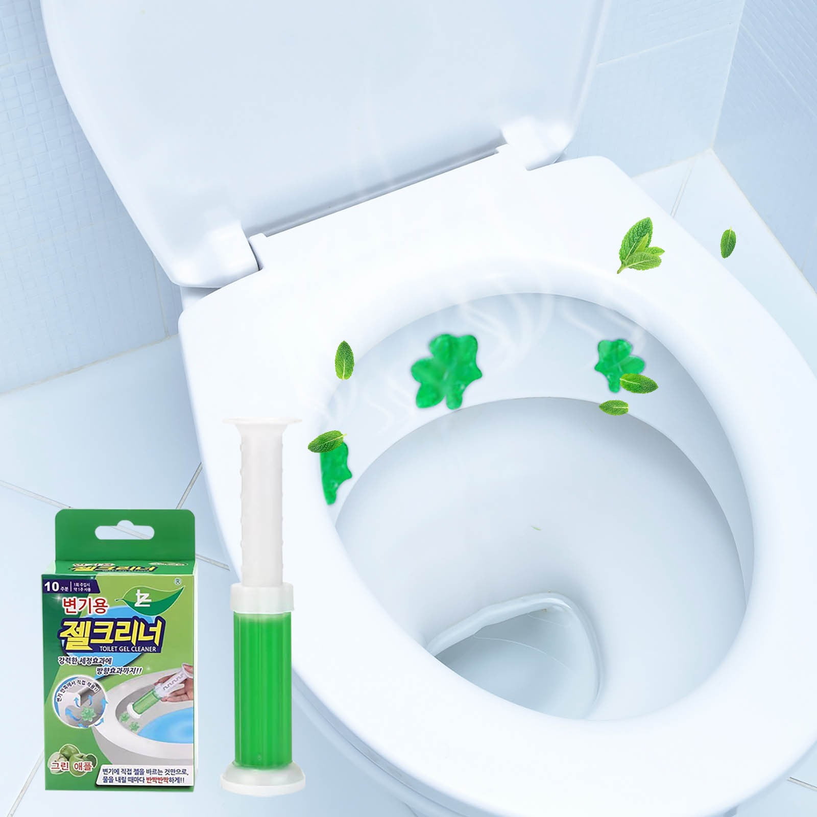 120ml Toilet Gel Stamp, Toilet Stain Removal Cleaning Air Freshener ...