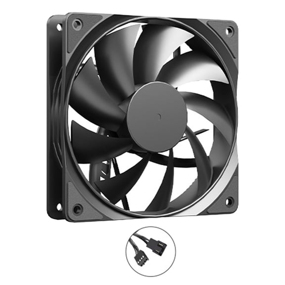 120mm 12V 4Pin 1200RPM Cooling Fan Low Noise Brushless for Home Case Radiator