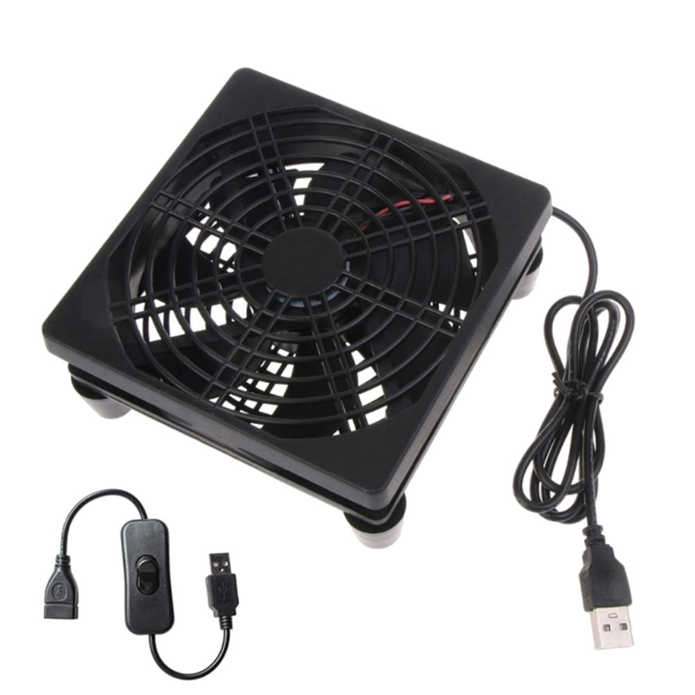 120mm 5V USB PC Router Fan High Air Volume Cooling Fan for DVR Modem ...