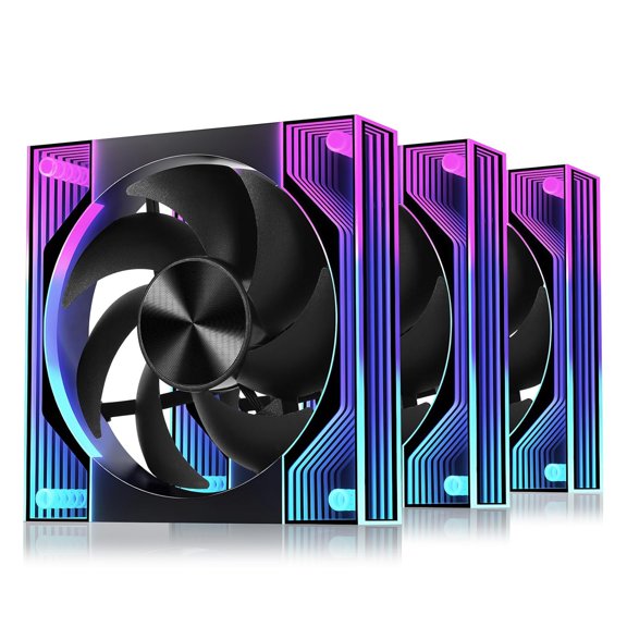 120mm ARGB Case Fan, 5V 3-Pin PC Fan Sync Ultra Quiet Cooling