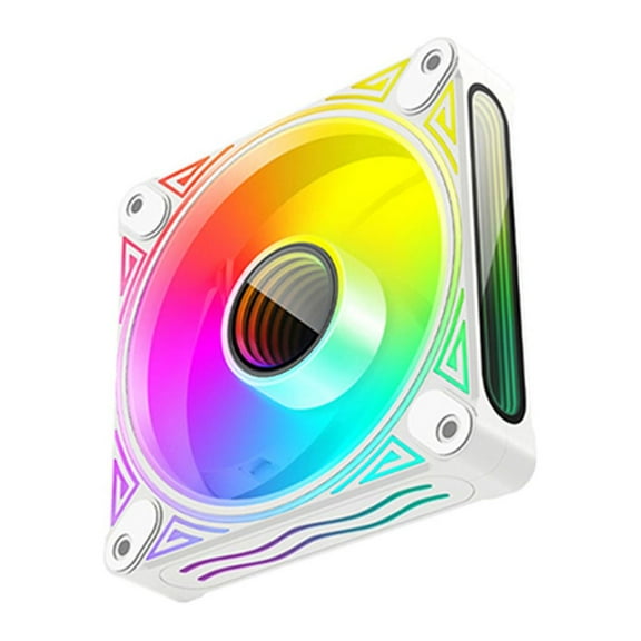 120mm ARGB Fan Chassis Cooling Fan Desktop Computer 5V 3Pin Aura Sync PWM CPU Cooling Fan Lighting Radiator Cooler