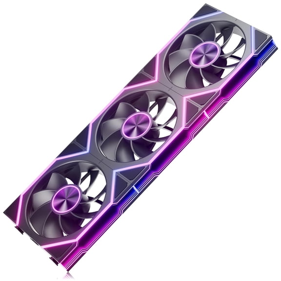 120mm Case Fan ARGB PWM High Airflow Computer for PC Case/CPU Cooler/Radiator RGB Fans Gamers/Content Creators/Quiet Enthusiasts (3-Pack)