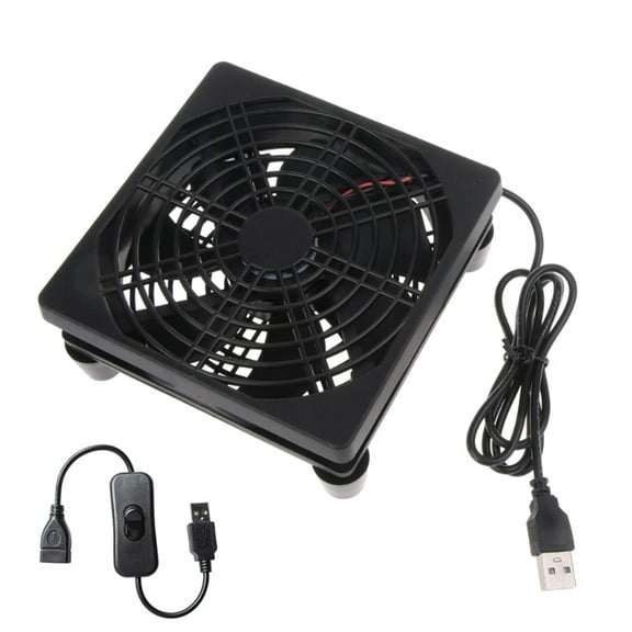 120mm Cooling Fan Router Cooling Silent Fan For Computer Cases Mining Rig CPU Coolers Computer Fan DC 5V USB Powerd