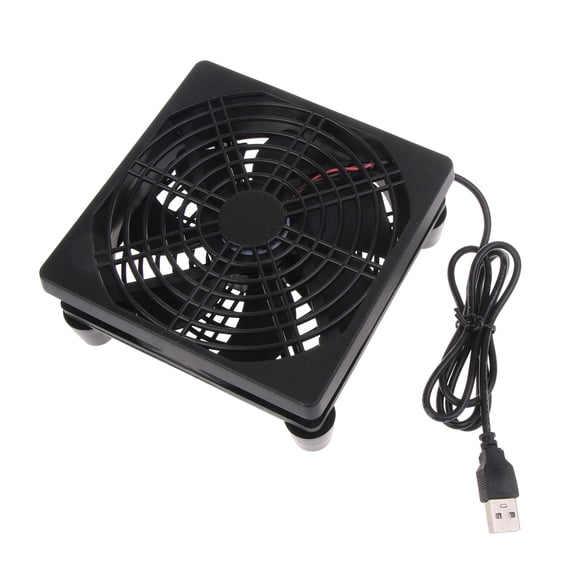 120mm Cooling Fan USB Powered Low Noise 5V 12cm PC Computer Heatsink Fan for Router Optical Computer