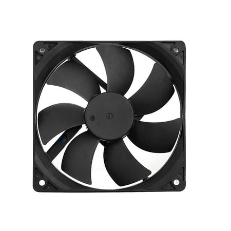 120mm Electronic Fan Computer PC CPU Cooling Fan 4Pin PWM High Performance 12V PC Cooler Case Fan Black