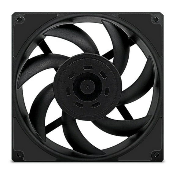 120mm Premium Magnetic Levitation High-Performance 4-Pin PWM 12025 PC Computer Case Fan High Speed 600- 3000RPM Black