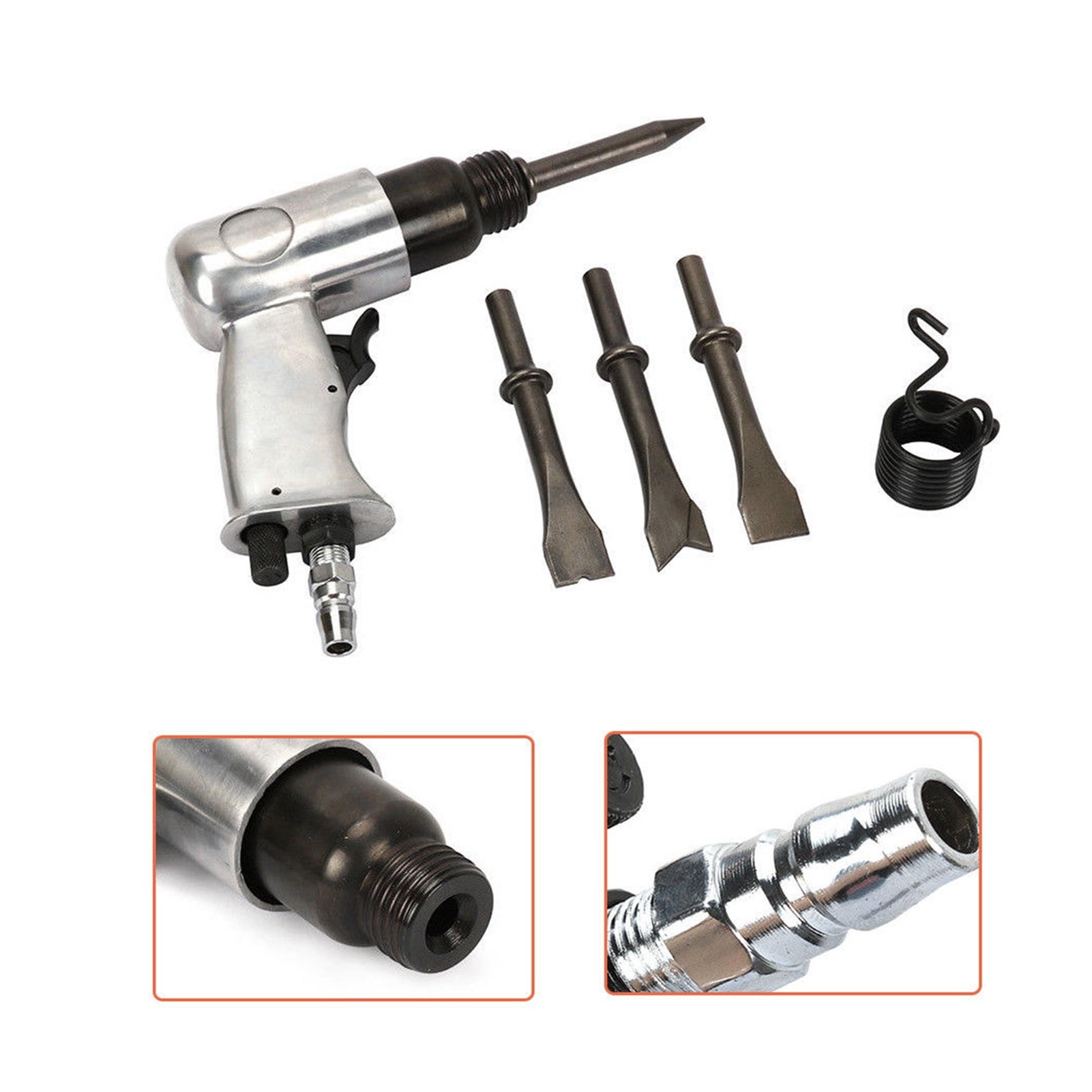 120mm Professional Handheld Pistol Gas Shovels Air Hammer Small Rust Remover Cutting Drilling Chipping Pneumatic Tools