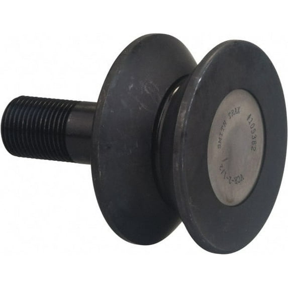120mm Roller Diam x 50.5mm Width, 30mm Stud Diam x 69.5mm Length, V Guide Roller
