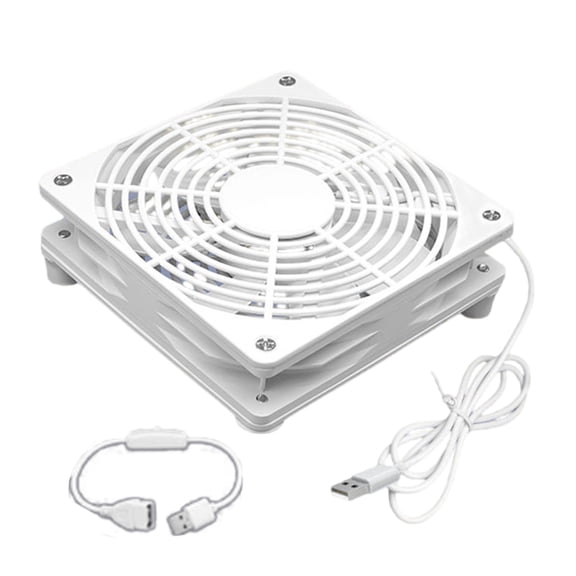 120mm USB Cooling Fan 1800rpm with Switches Cable for Tablet HDTV Receiver Router DVR Computer Cabinet Component Cooling