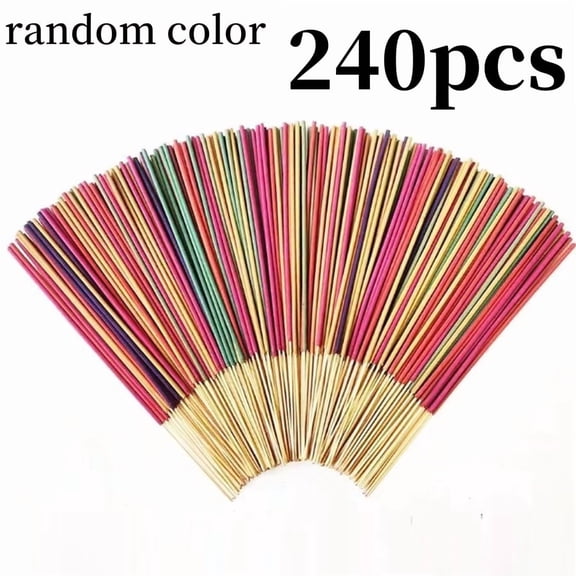 120pc Aromatherapy Incense Sticks Set 7 Natural Fragrances Lavender Jasmine Ocean Rose Sakura Incense Burner for Yoga Meditation