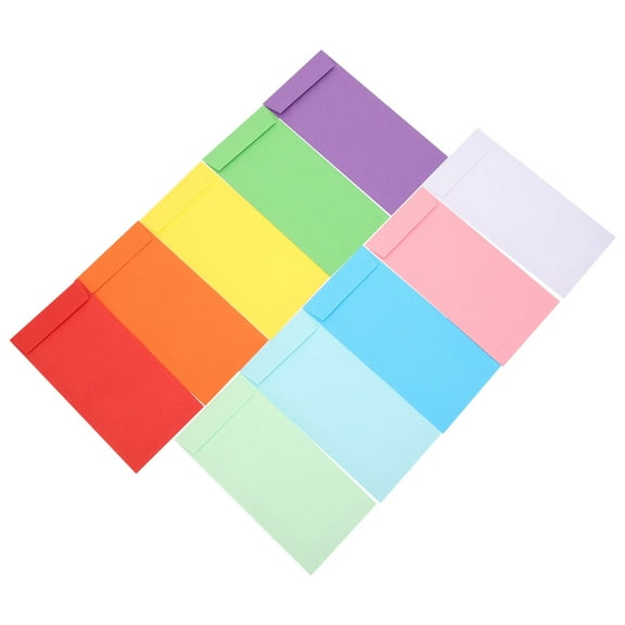 CIMAXIC 120Pcs Cash Envelopes Assorted Colors Budget Paper Envelopes for Money Saving
