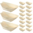 120pcs Dessert Bowls Disposable Boat Shaped Sushi Bowl Decorative Sushi