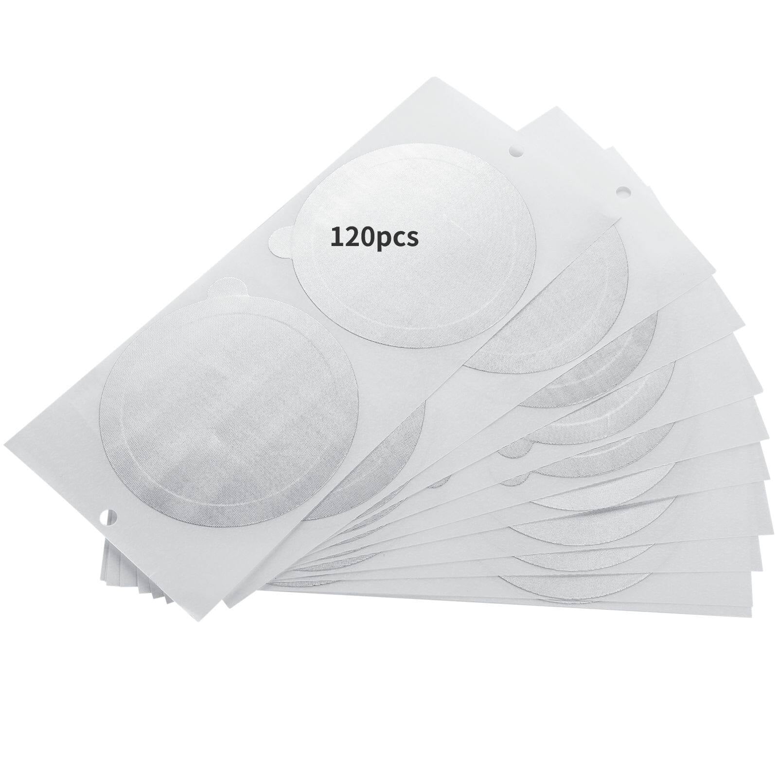 120pcs Espresso Foils, Aluminum Foil Seals Lids Compatible with