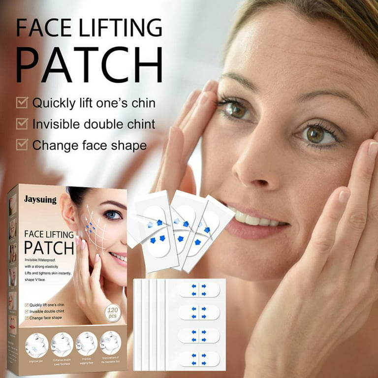 120pcs Face Lift Tapes Invisible Face Lifting Stickers Breathable