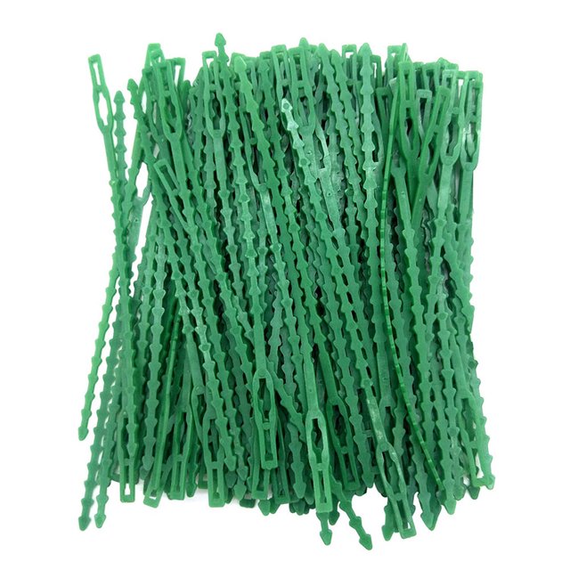 120pcs Garden Tree Strapping Band Climbing Plant Buckle Vine Plant